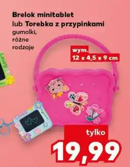 Kaufland Brelok minitablet lub Torebka z przypinkami oferta