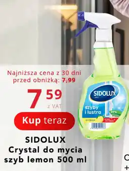 Poczta Polska Sidolux Crystal do mycia szyb lemon oferta