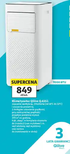Auchan Klimatyzator Qilive Q.6151 oferta