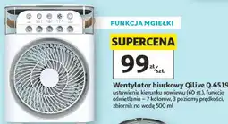 Auchan Wentylator biurkowy Qilive Q.6519 oferta