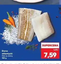 Kaufland Dorsz atlantycki filet ze skórą oferta