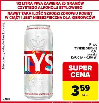 Globi Piwo Tyskie Gronie oferta
