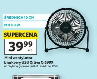 Mini wentylator biurkowy USB Qilive Q.6999