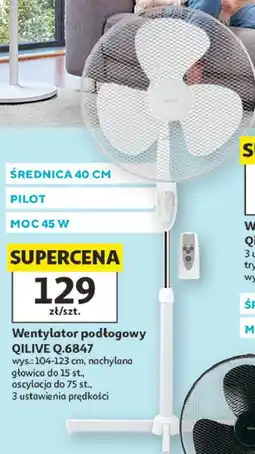 Auchan Wentylator podłogowy Qilive Q.6847 oferta