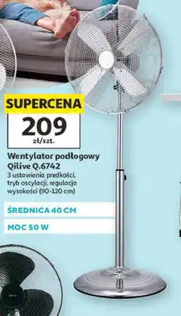 Auchan Wentylator podłogowy Qilive Q.6742 oferta