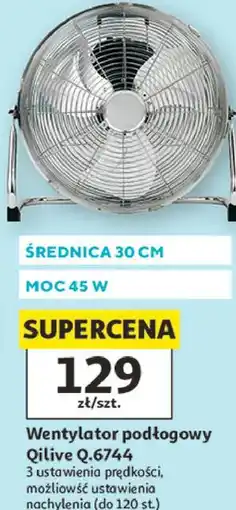 Auchan Wentylator podłogowy Qilive Q.6744 oferta