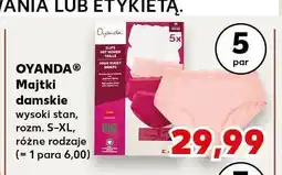 Kaufland Majtki damskie wysoki stan OYANDA 5-pak oferta