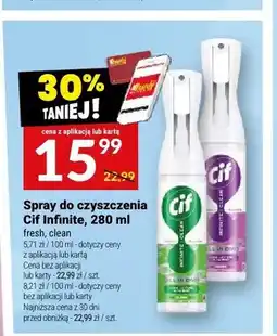 Twój Market Spray do czyszczenia Cif Infinite fresh oferta