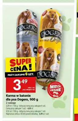 Twój Market Karma w batonie dla psa Dogero oferta