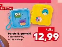 Kaufland Portfelik gumolki z przypinkami 10x8x2,7cm oferta