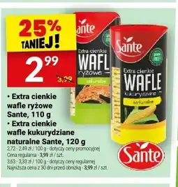 Twój Market Extra cienkie wafle ryżowe Sante oferta