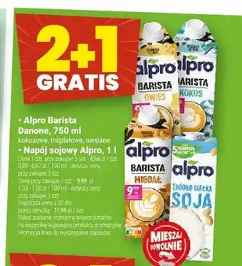 Twój Market Napój Alpro Barista kokosowe oferta