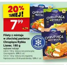 Twój Market Filety z mintaja w złocistej panierce Chrupiąca Rybka Lisner oferta