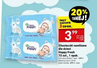 Twój Market Chusteczki nawilżane dla dzieci Happy Fresh oferta