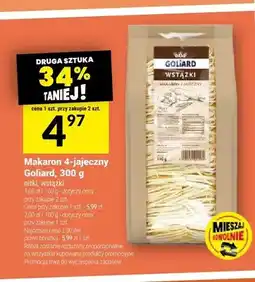 Twój Market Makaron 4-jajeczny Goliard nitki oferta