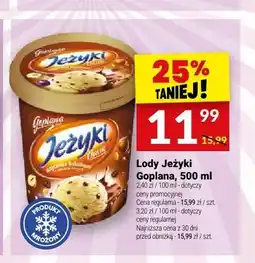 Twój Market Lody Jeżyki Goplana oferta