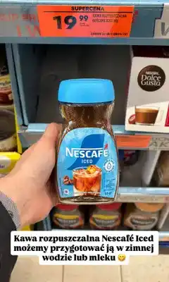 Biedronka Kawa rozpuszczalna Nescafé Iced oferta