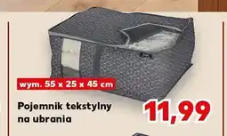 Kaufland Pojemnik tekstylny na ubrania wym. 55x25x45cm oferta
