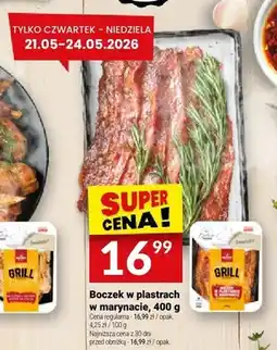 Twój Market Boczek w plastrach w marynacie Białecki oferta