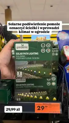 Biedronka Solarne podświetlenie ścieżki Gardenic oferta