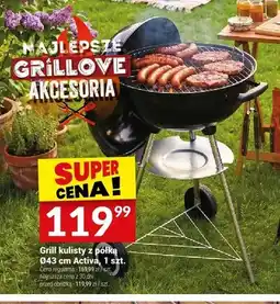 Twój Market Grill kulisty z półką Ø43cm oferta