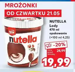 Kaufland Lody NUTELLA oferta