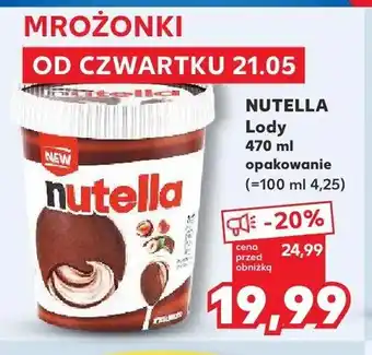 Kaufland Lody NUTELLA oferta