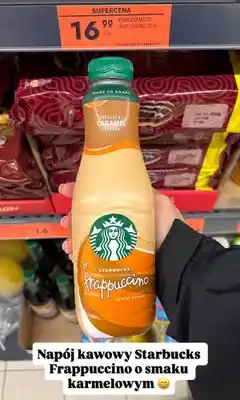 Biedronka Napój kawowy Starbucks Frappuccino Caramel oferta