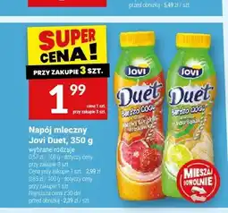 Twój Market Napój mleczny Jovi Duet truskawka-kiwi oferta
