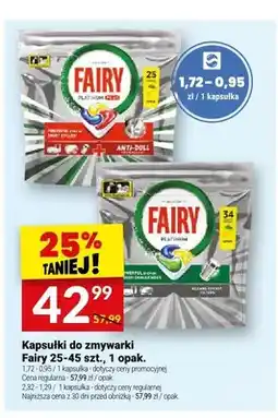 Twój Market Kapsułki do zmywarki Fairy Platinum Plus 25szt oferta
