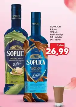 Kaufland Likier Soplica Pistacjowa z dodatkiem białej czekolady E.Wedel 15% oferta