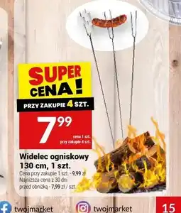 Twój Market Widelec ogniskowy 130cm oferta