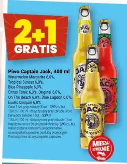 Twój Market Piwo Captain Jack Watermelon Margarita 6,0% oferta