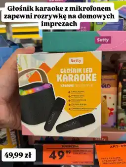 Biedronka Głośnik LED Karaoke Setty oferta