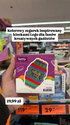 Biedronka Zegarek klocki Setty oferta