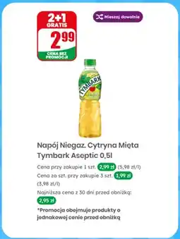 Dino Napój niegazowany Tymbark Aseptic Cytryna Mięta oferta