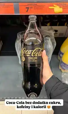 Biedronka Napój gazowany Coca-Cola Zero-Zero oferta