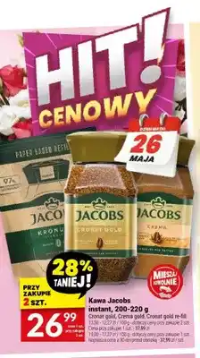 Twój Market Kawa instant Jacobs Cronat Gold oferta