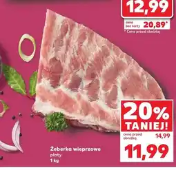 Kaufland Żeberka wieprzowe płaty oferta