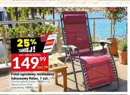 Twój Market Fotel ogrodowy rozkładany luksusowy Relax oferta