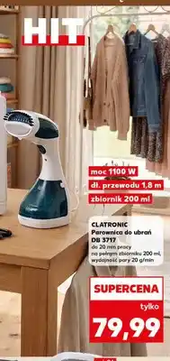 Kaufland Parownica do ubrań CLATRONIC DB 3717 oferta
