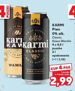 Kaufland Piwo bezalkoholowe Karmi Classic 4-pak oferta