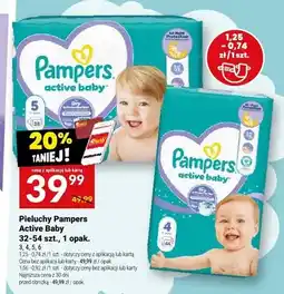 Twój Market Pieluchy Pampers Active Baby 32-54szt oferta