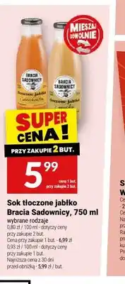 Twój Market Sok tłoczone jabłko Bracia Sadownicy oferta