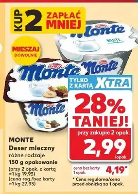 Kaufland Deser mleczny Monte oferta