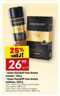 Twój Market Kawa Davidoff Fine Aroma mielona oferta