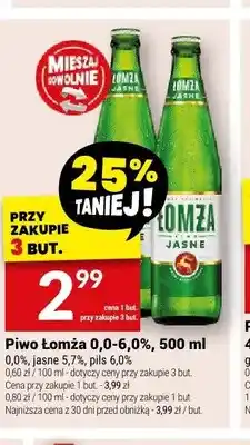 Twój Market Piwo Łomża jasne 5,7% oferta