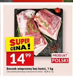 Twój Market Boczek wieprzowy bez kości polski oferta