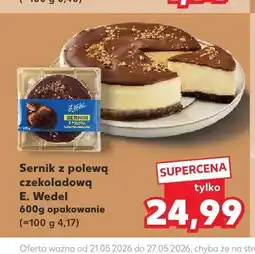 Kaufland Sernik z polewą czekoladową E. Wedel oferta
