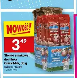 Twój Market Słomki smakowe do mleka Quick Milk oferta